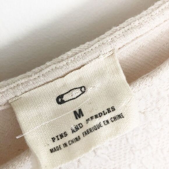 Urban Outfitters fit and flare dress Ivory/Pink - Picture 5 of 5